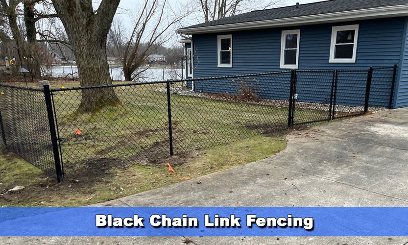 Black Chain Link Fencing