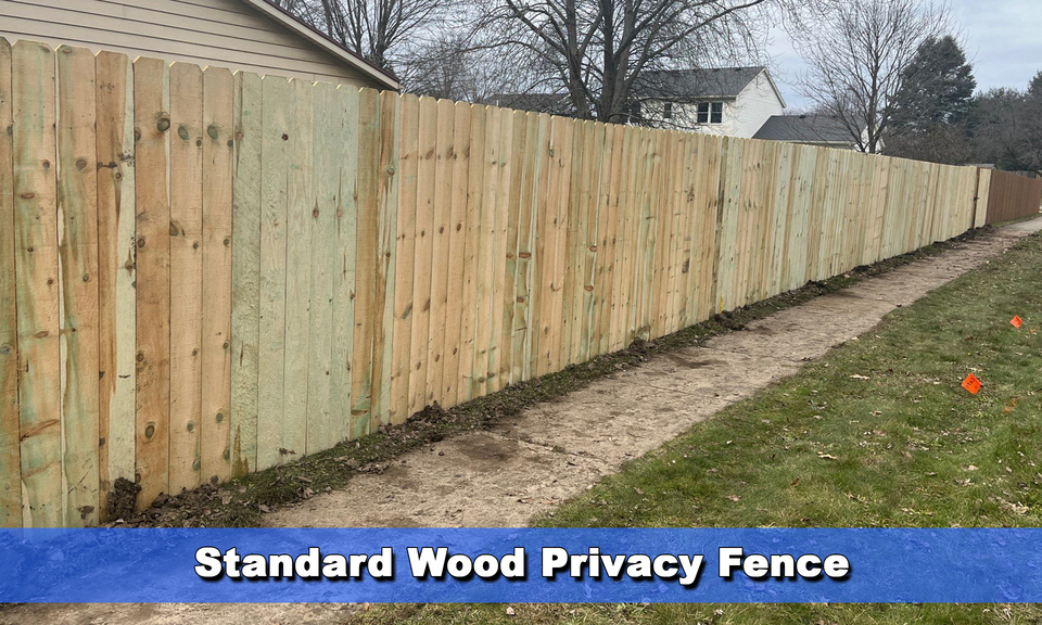 Standard Wood Privacy Fence