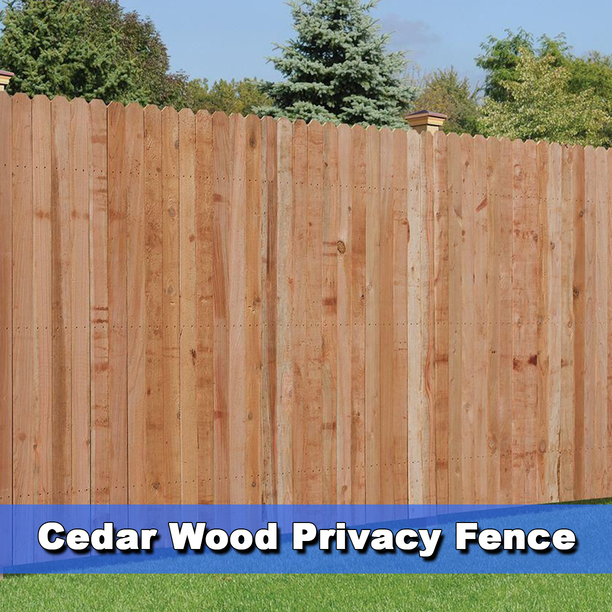 Cedar Wood Privacy Fence