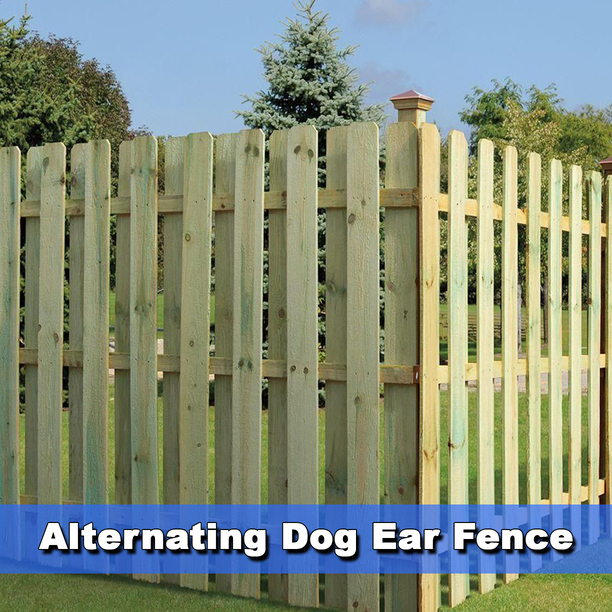 Alternating Dog Ear Fence