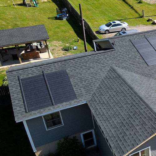 GAF solar roofing