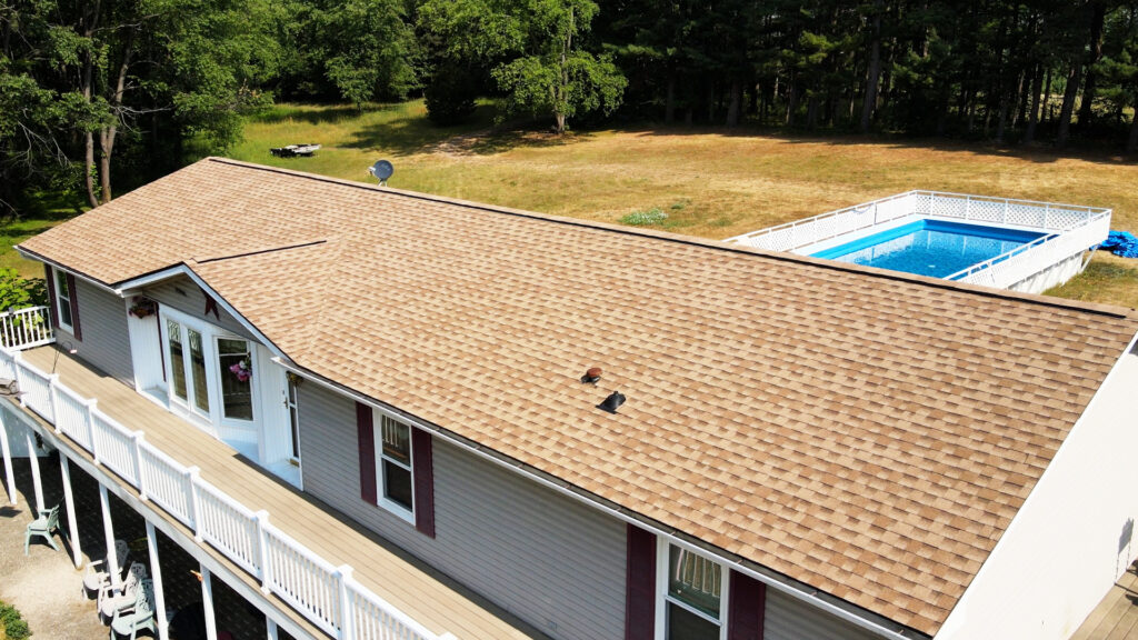 Shingle residential roof repair