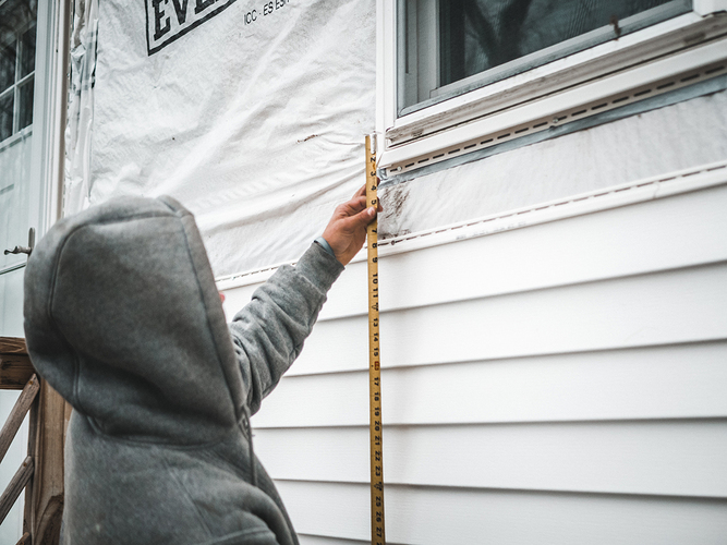 measuring the windows