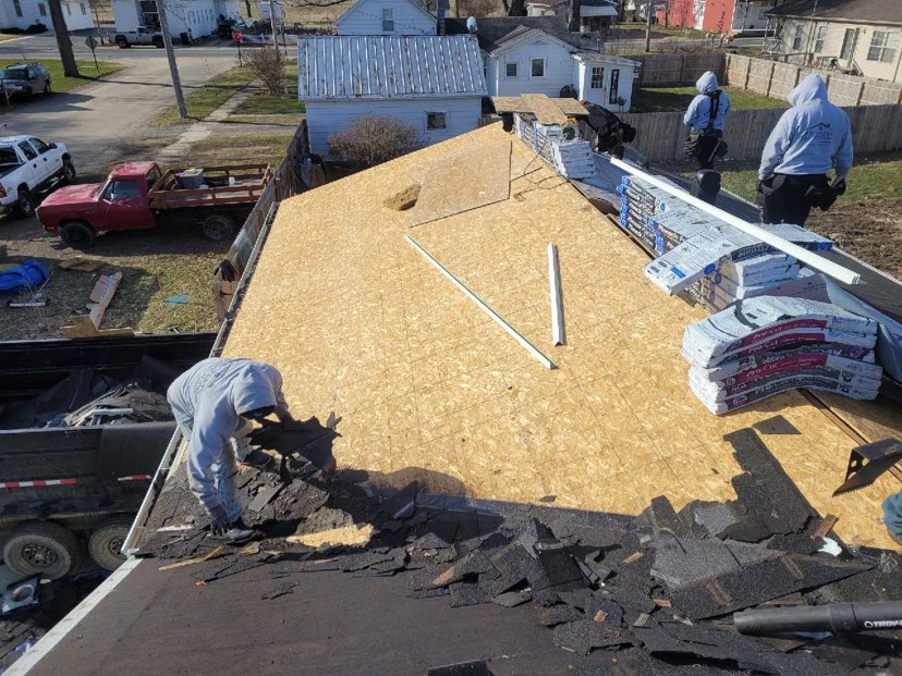 laying down new decking after bad roof