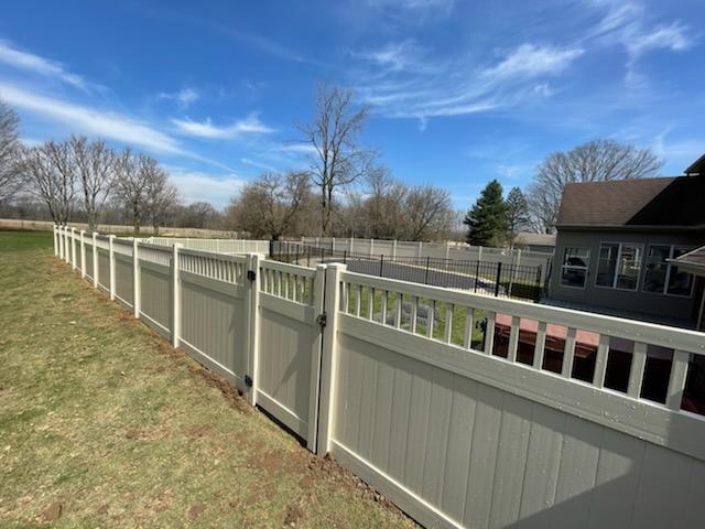 large vinyl fence installation property revolution