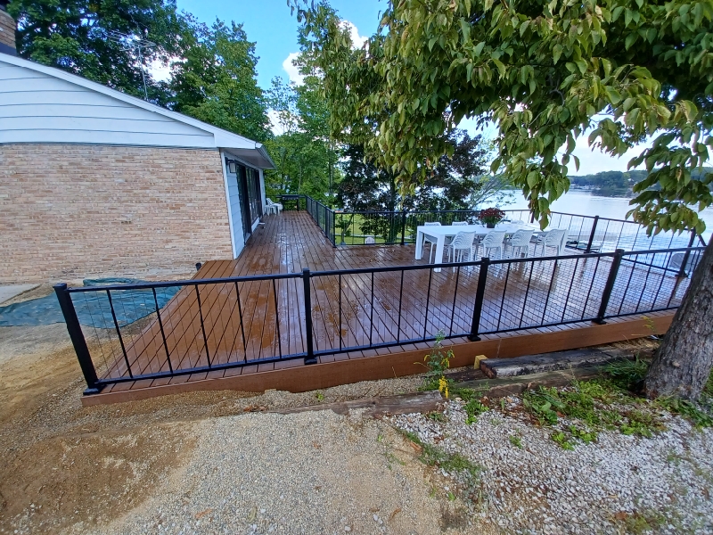 Composite Deck On Lake