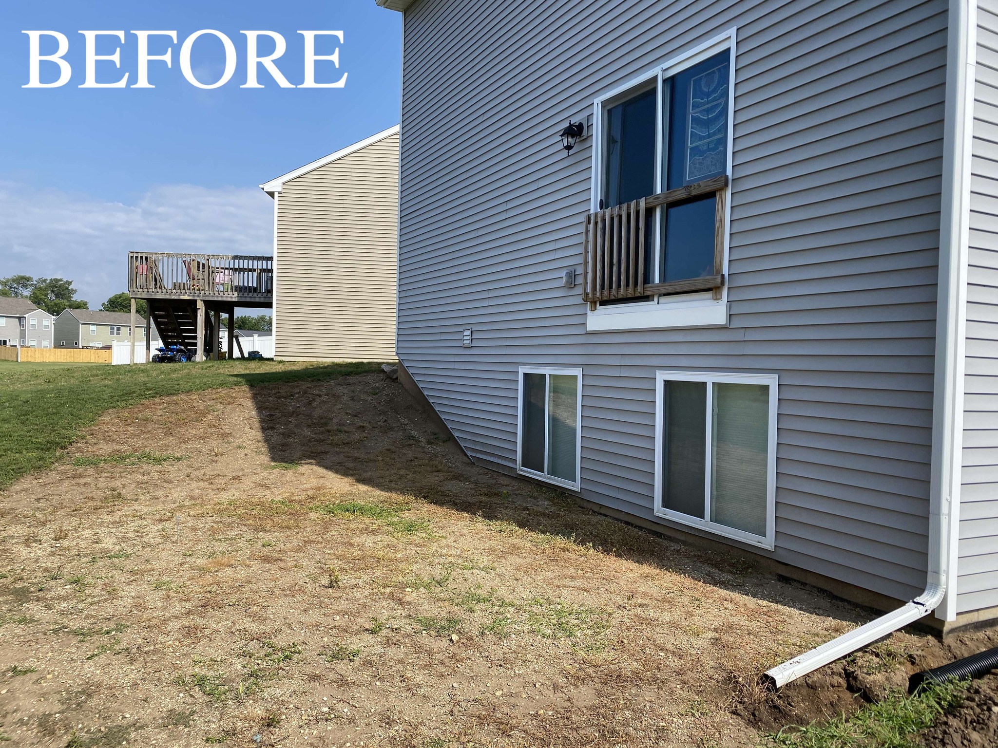 Wood Decks 3 wood deck before