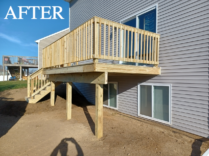 Wood Decks 4 wood deck after