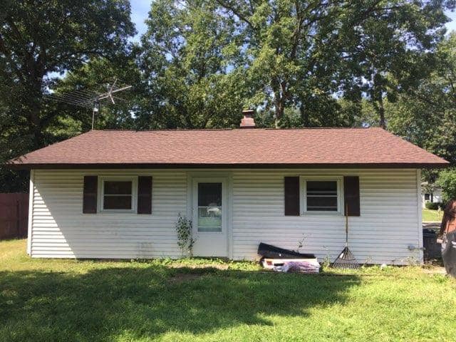 simple shingle roof