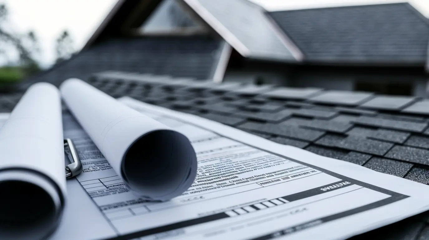 How to Choose a Roofing Warranty in Kentwood, MI (Manufacturer vs Workmanship) 4 dima90 A close up of roofing warranty documents placed on top 12ce07b2 15d8 4557 ab84 fdc16e45d215