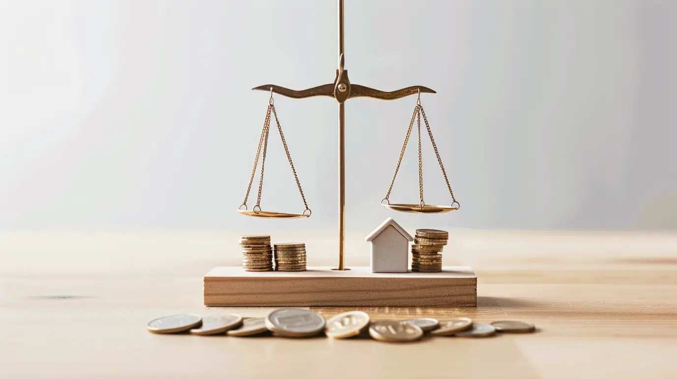 How to Choose a Roofing Warranty in Kentwood, MI (Manufacturer vs Workmanship) 6 dima90 realistic photo of a balance scale with different minia 29c21f31 f526 4cfd b2ca 769b3a788fd4