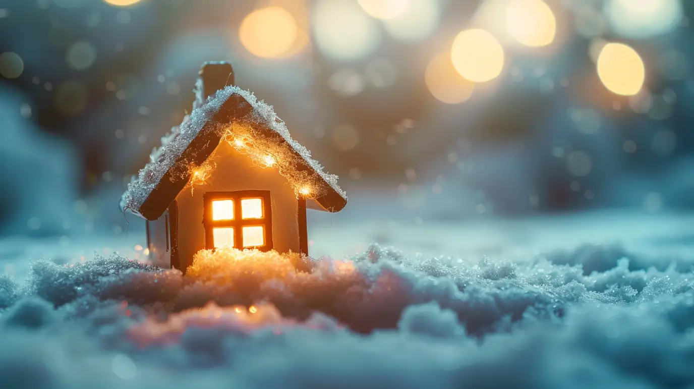 dima90 realistic photo of a miniature house with a snow covere 992579c0 42b4 45ca 9f2e 49036174ef7e