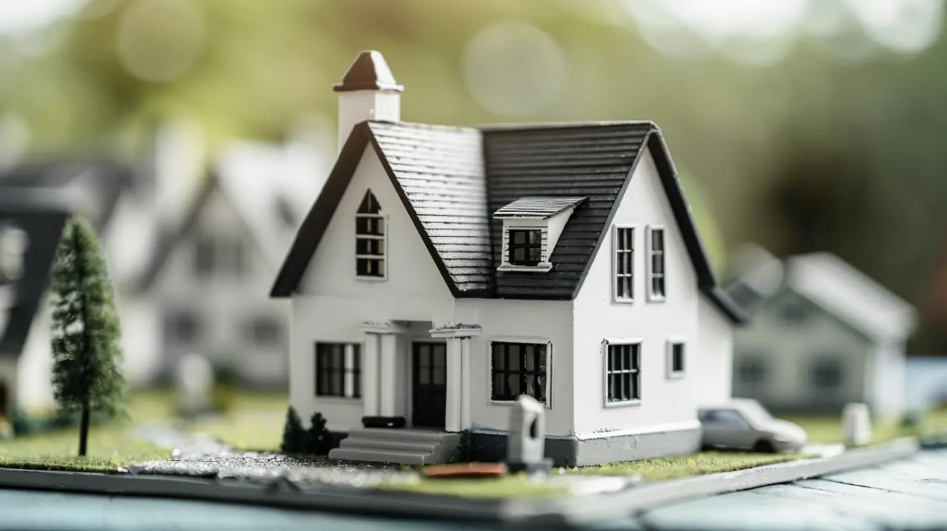 dima90 realistic photo of a miniature house with a stylized te 9546015c be2c 445b b52e 6986e7bd6829
