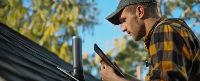 dima90 realistic photo of a single technician installing a sma 7559d670 08ea 4ea9 b2a8 eb5e986230e9