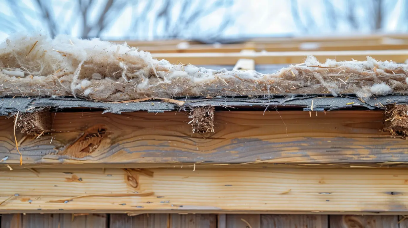 Portage, MI Attic Insulation and Roof Health: The Connection Most Homeowners Miss 5 dima90 realistic photo of close up on clogged soffit vents une 52208e50 42cd 4d68 a650 8d01540b85c1