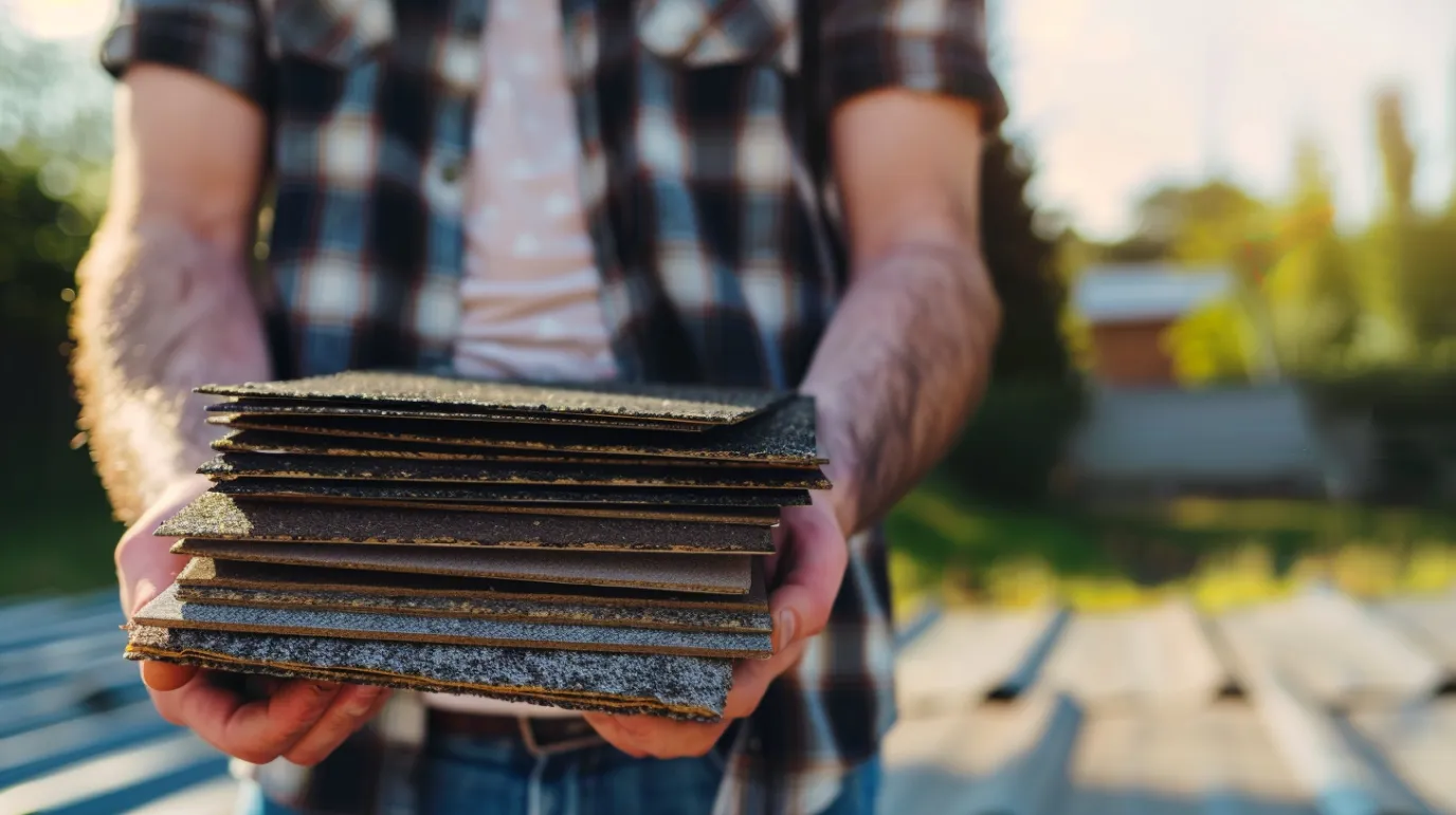 dima90 A single homeowner standing outside holding samples of 275efba0 4e29 4791 ae54 0929845bccef 1