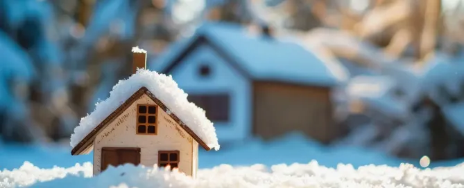 dima90 realistic photo of a miniature house with a snow covere a3bc7bd1 946d 462f aca2 5587793124f6