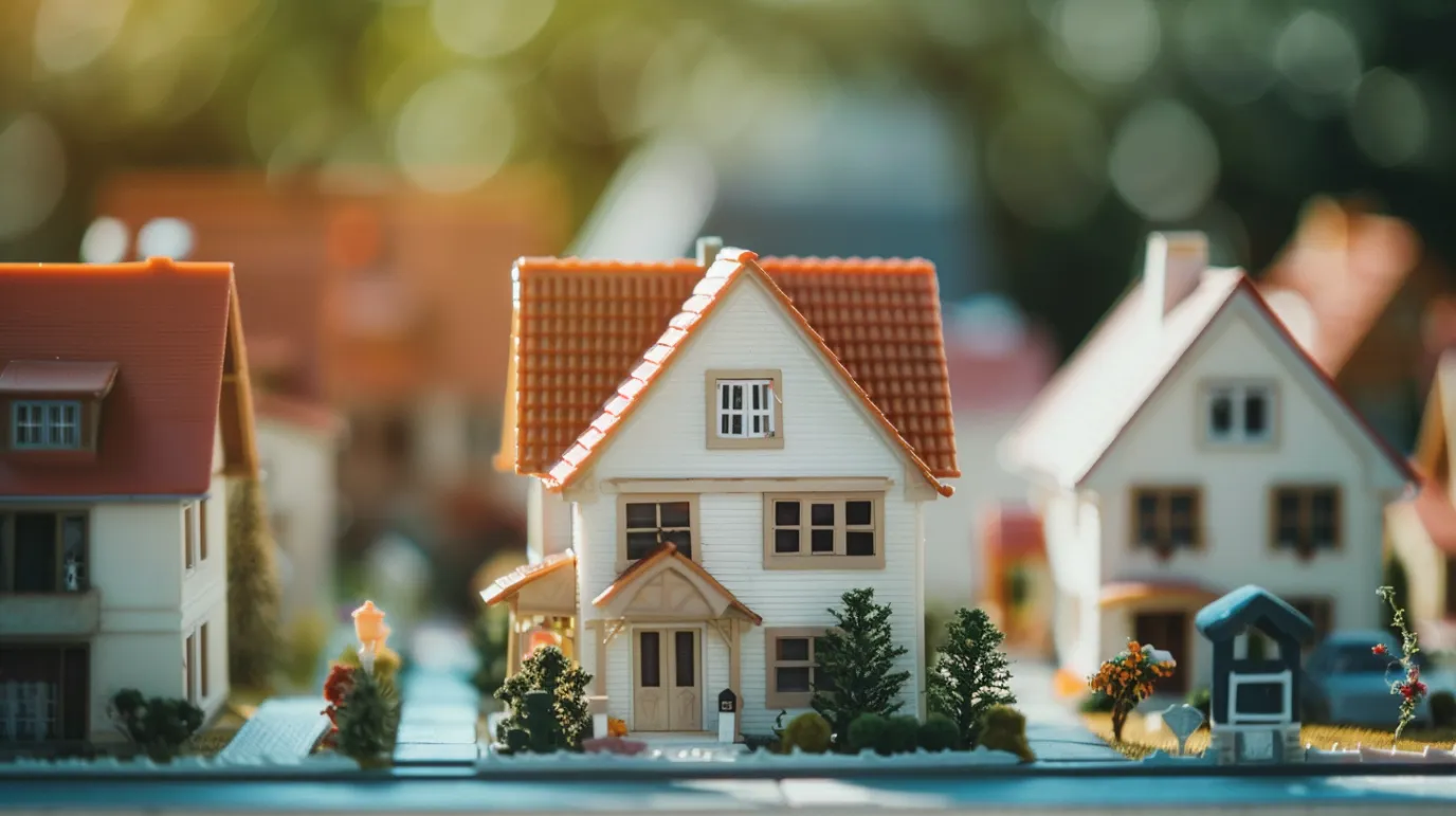 Why Roof Fastener Failures Cause Shingle Lifting on Homes in Portage, MI 9 dima90 realistic photo of a miniature house with a stylized te 220df8f2 8ddc 4cd6 9d23 ea520bdd7ace