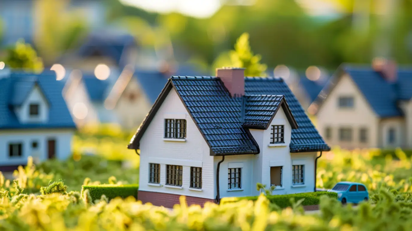 dima90 realistic photo of a miniature house with a stylized te 84b1ca6e d1bf 487f 828c c4996eeec67b