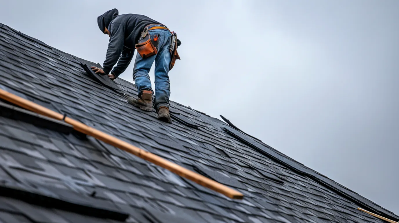 dima90 realistic photo of a single contractor installing compo 277fdcb8 81cf 40ff b3b5 dd4361a8b5b3