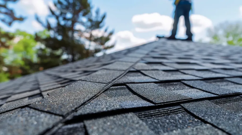 dima90 realistic photo of a single roofer installing dimension 8ab2486a 3dc9 47e7 9f33 aacb2ee52ffd